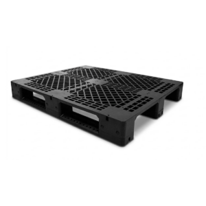 Smart Pallet com 3 Runners Preto 1000mmx1200mmx150mm